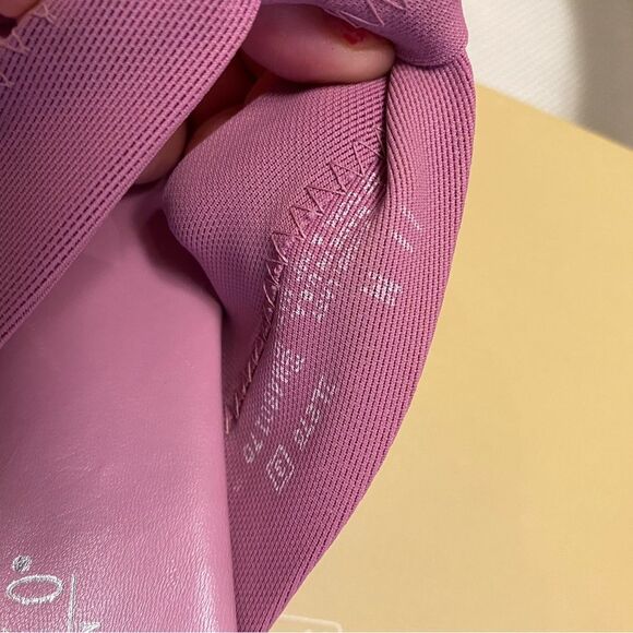 Munro lavender lilac purple slide on wedge low heel sandals size 11 comfort - Picture 9 of 12